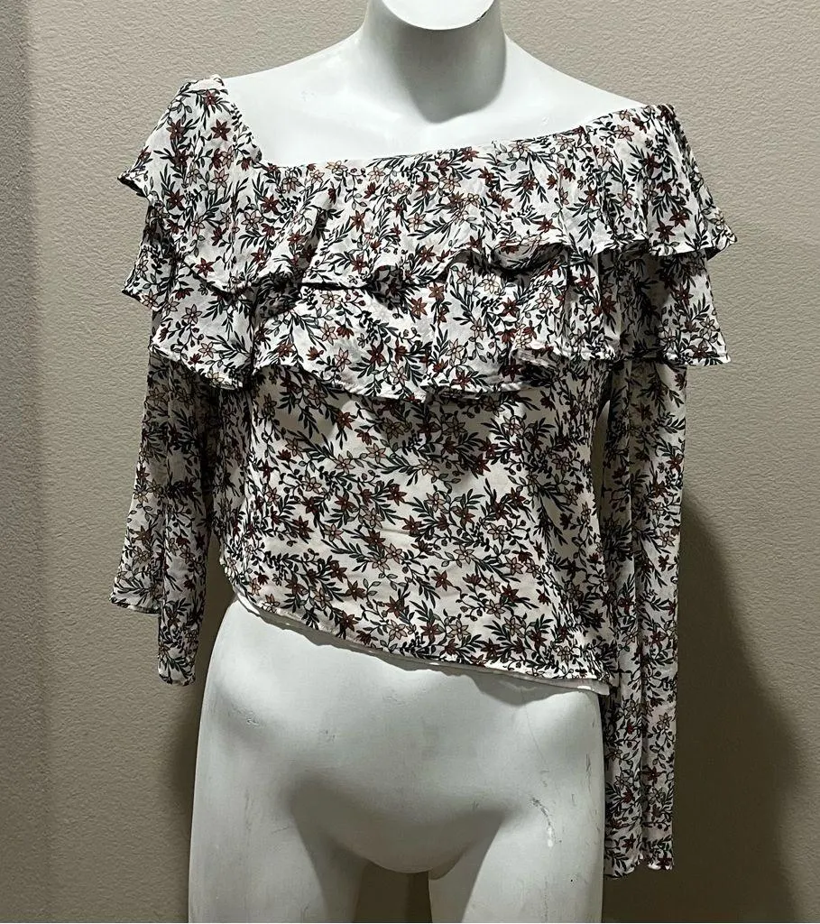 Rebecca Minkoff Floral off the Shoulder blouse - Image 2