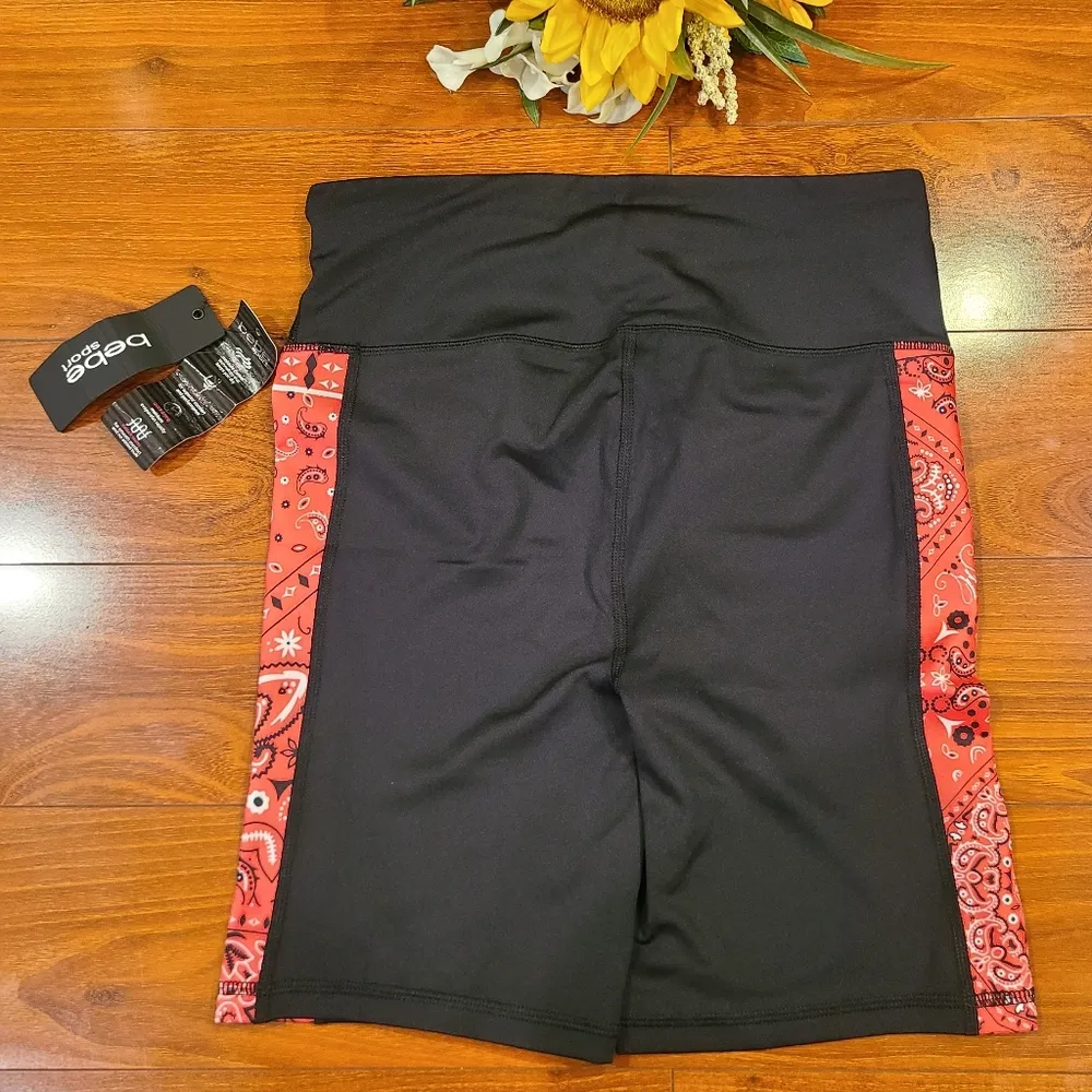 Bebe Tight Bike Shorts Size Medium - Image 2