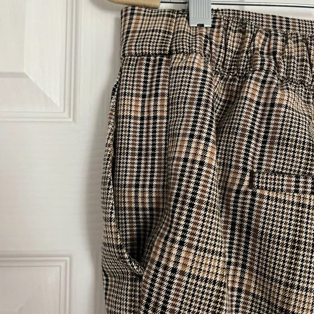 Loft Plaid Slacks. Size Large - Image 8