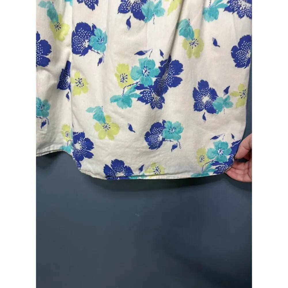 American Eagle Outfitters Dress Juniors Size XL A-Line Floral Y2K Short Hawaiian - Image 7