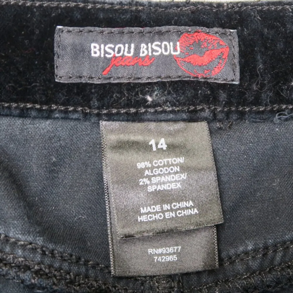 Vintage Y2K Bisou Bisou Jeans Black Trumpet Maxi Skirt - Image 13