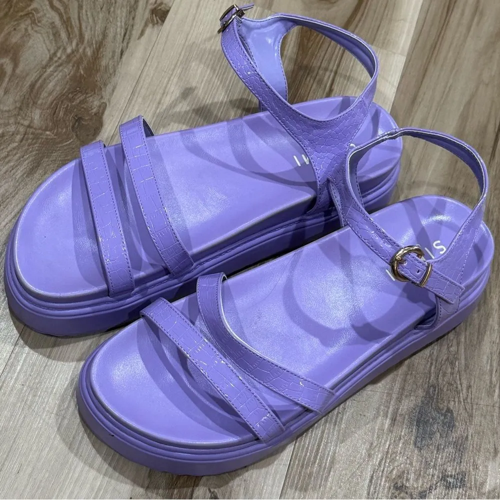 Simmi Bryliegh Strappy Platform Sandals Purple Women’s 8.5 - Image 2