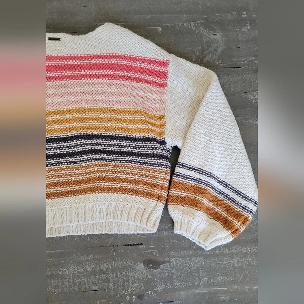 Billabong Striped Knit Sweater - Small - Image 16