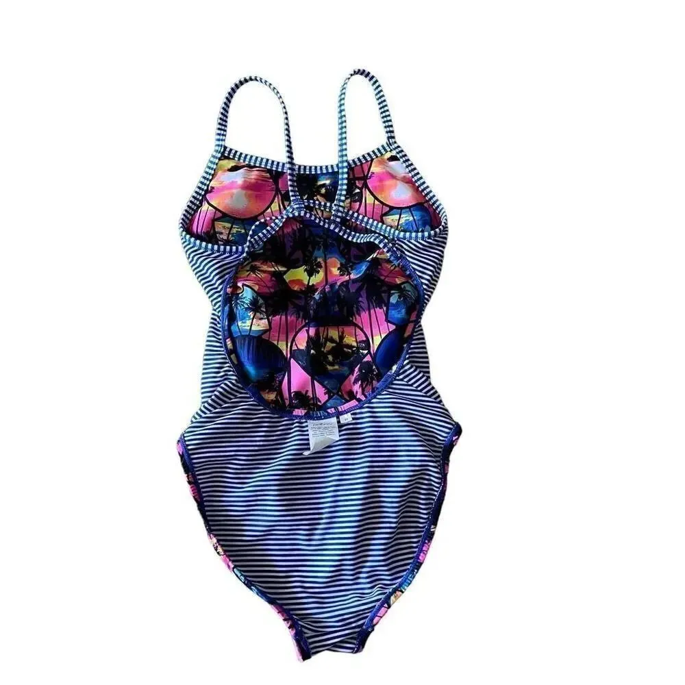 Dolfin Uglies Performance Tropical Beach Sunset Pattern Sz 32 - Image 8