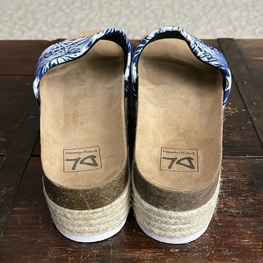 Dirty Laundry  Tie Die Pippa Slide Platform Espadrilles Size 8.5 - NWOT - Image 4
