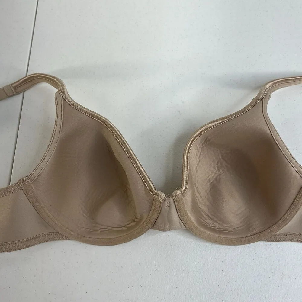 Vanity Fair 36C Bra Body Caress Full Coverage 72336 Underwire Beige Tan Women’s - Image 10