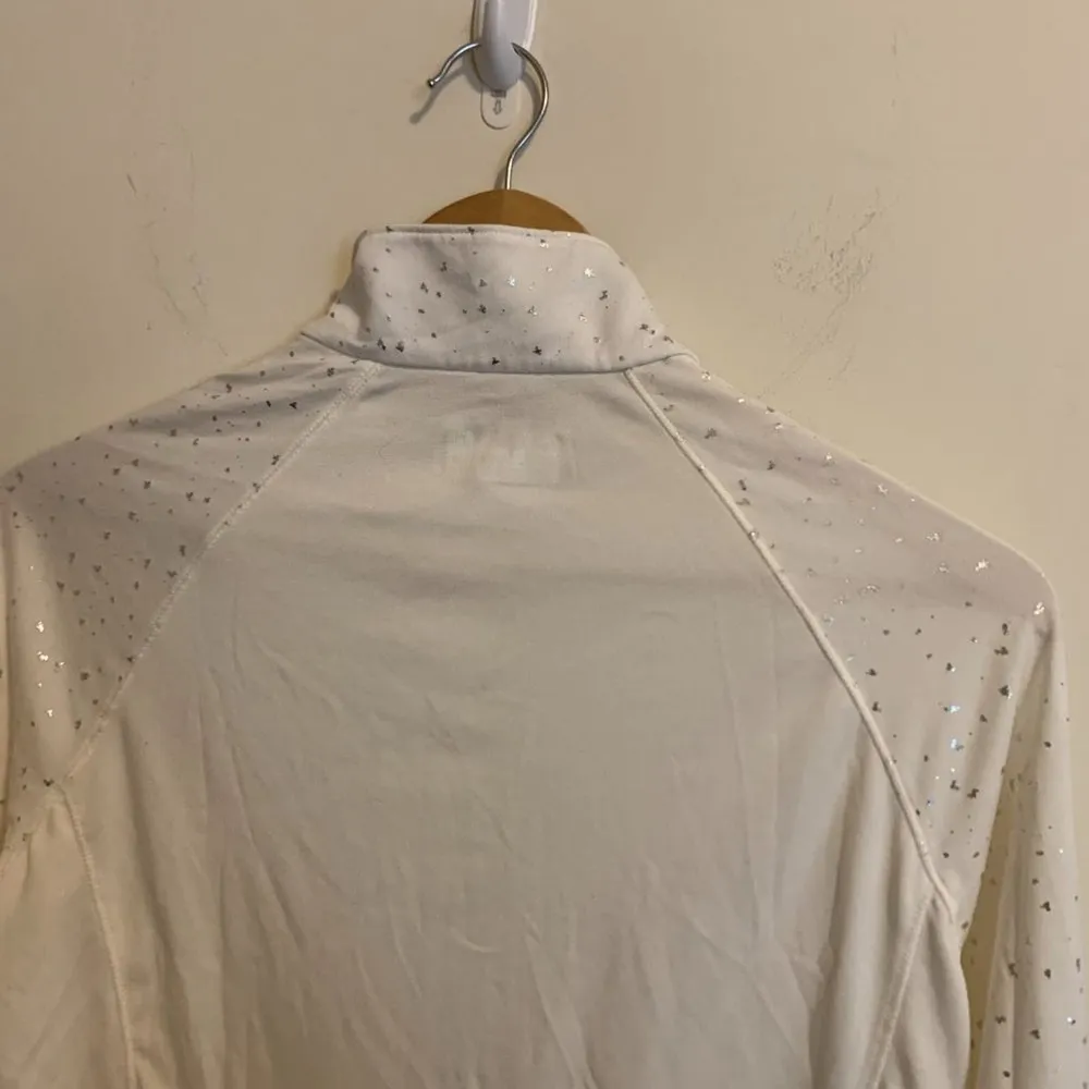 Hope College Under Armour Womens Size Large Semi-Fitted Pullover White - Image 7