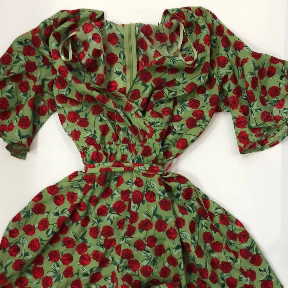 Armani Exchange AX green rose jumper - Image 5