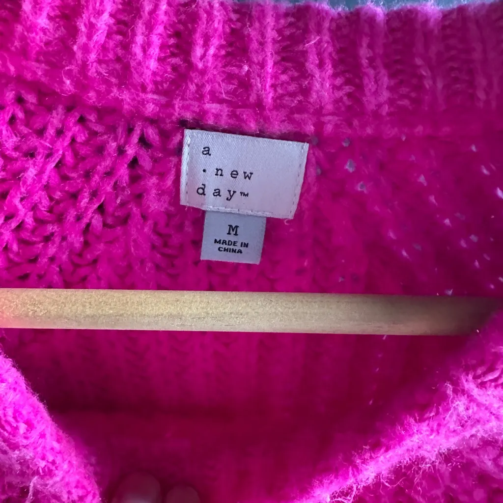 a new day Bright Pink Crew Neck Sweater - Image 3