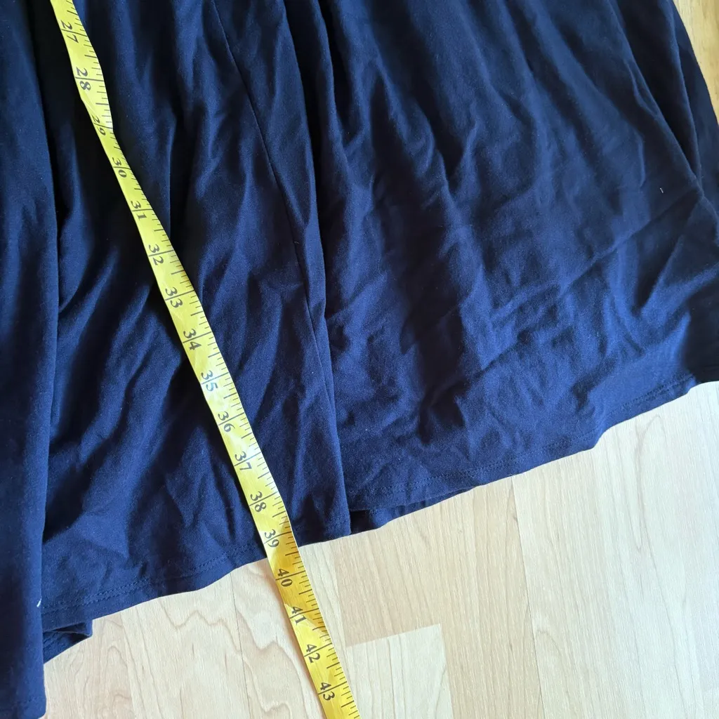 REFORMATION Navy Sandy Lace Up Midi‎ Dress Size L - Image 8