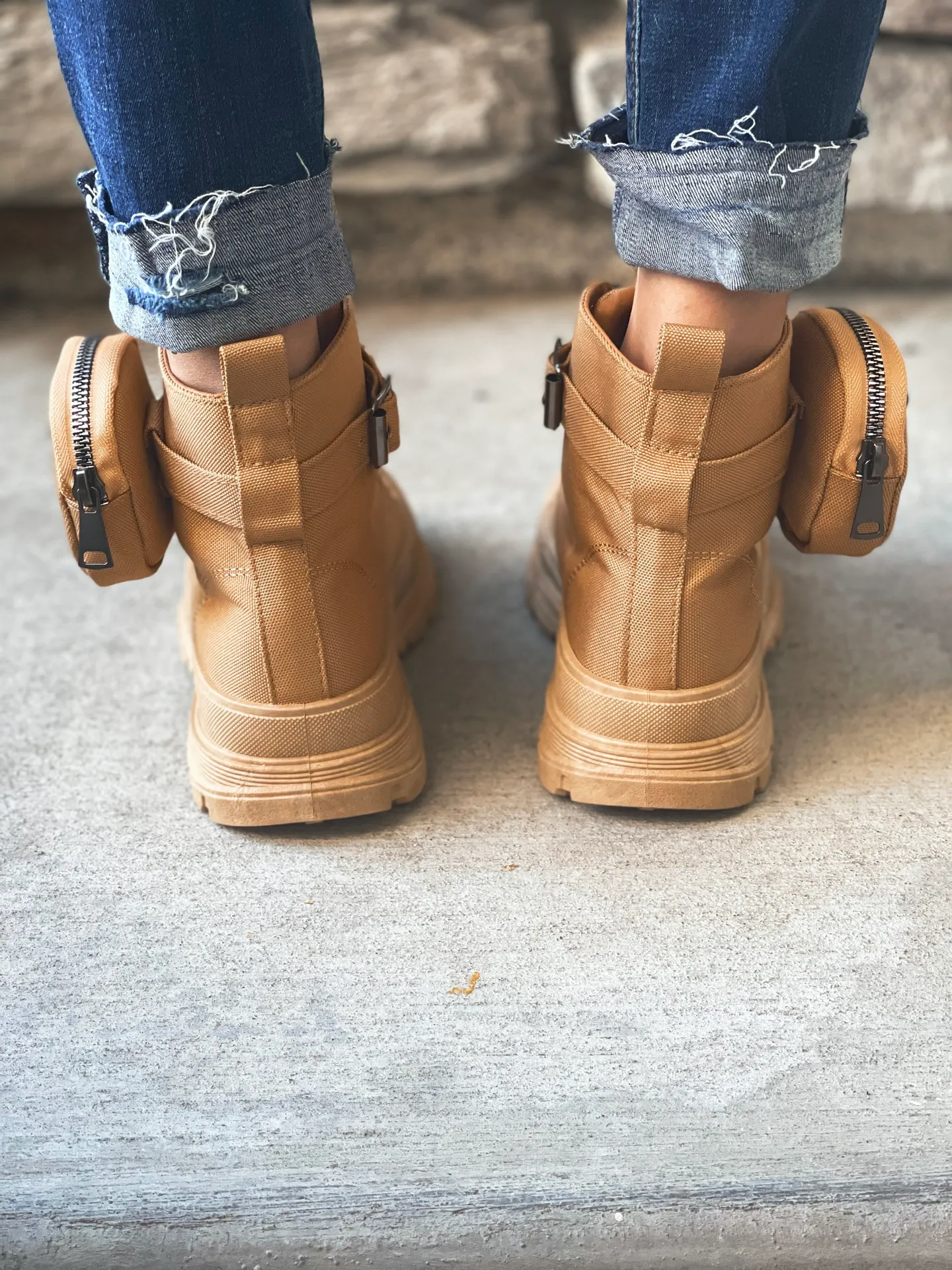 Mata Shoes Tan Combat Lace Up Sneaker - Image 6