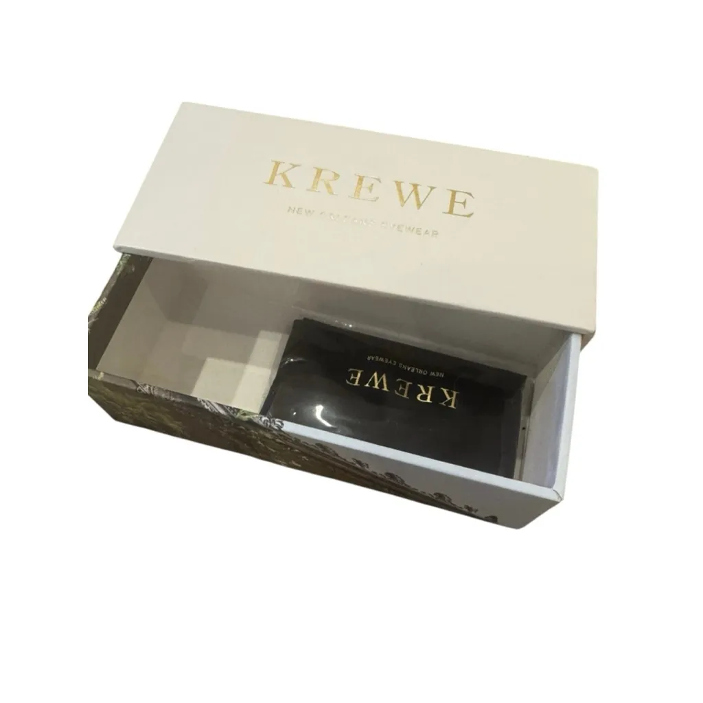 Women's KREWE Sunglasses One Size White Black - Image 4