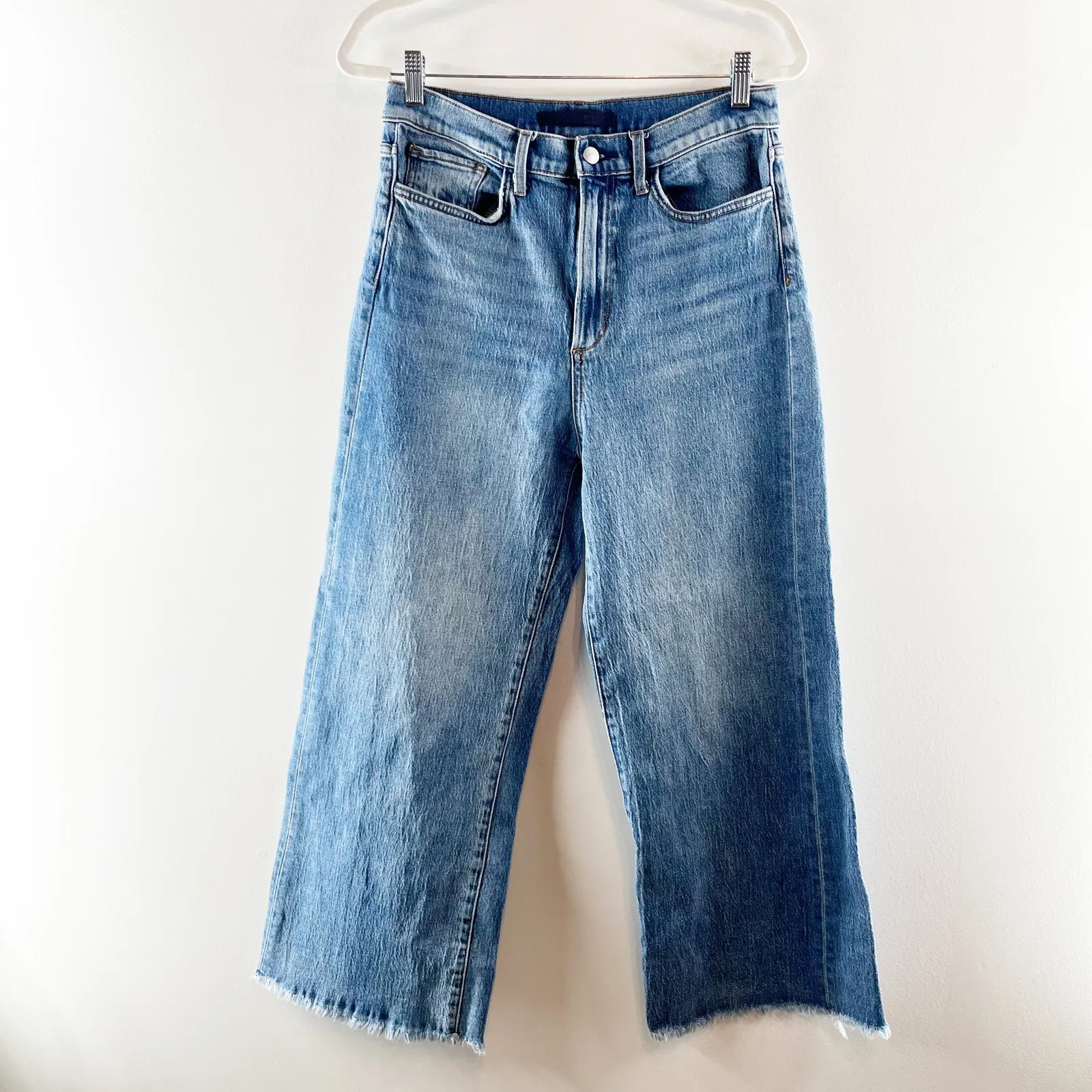 Joe's Jeans The High Rise Mia Wide Leg Ankle Jeans Blue 30 - Image 2