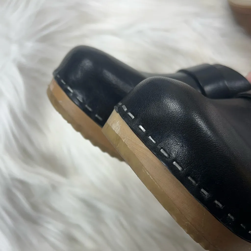 Swedish Hasbeens Shoes Swedish Hasbeens Husband Clogs in black size 6 (36) women - Image 8