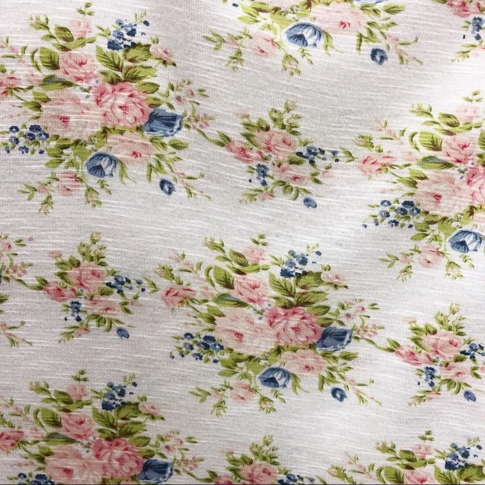 Soulcycle Cropped Athletic Floral Ringer T-Shirt - Image 8