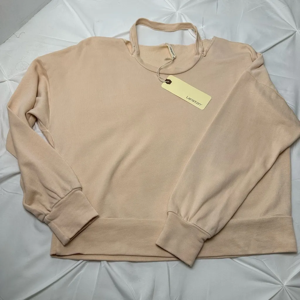 Lanston Blush Sweatshirt XS NWT Pink - Image 4