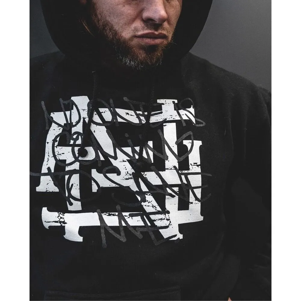 Flag Nor Fail NWT No One Unisex Pullover Hoodie in Black Size Small - Image 3