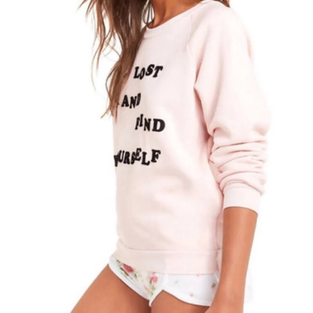 Wildfox Blush Pink Get Lost And Find Yourself Tee - Image 2