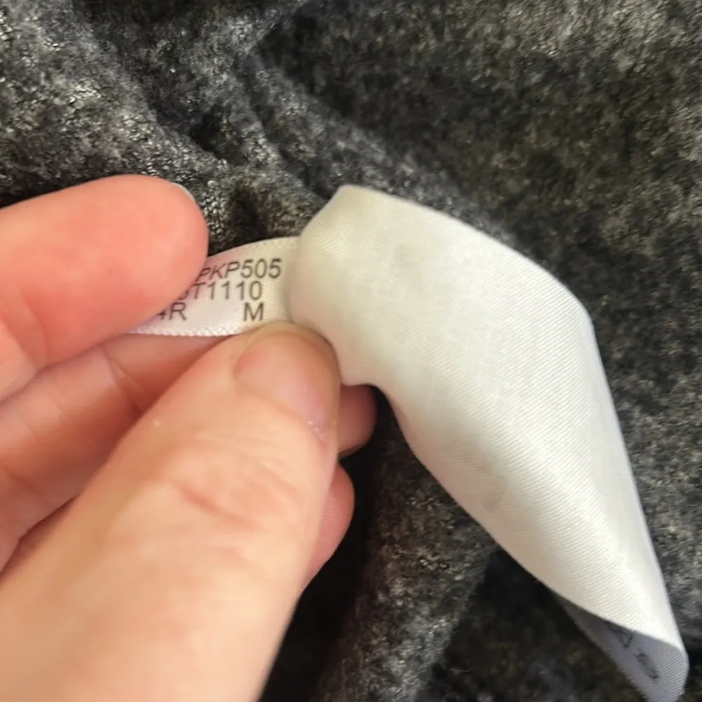 Kenzie Performance Heathered Grey Cowl Neck Oversized Sweater M - Image 10