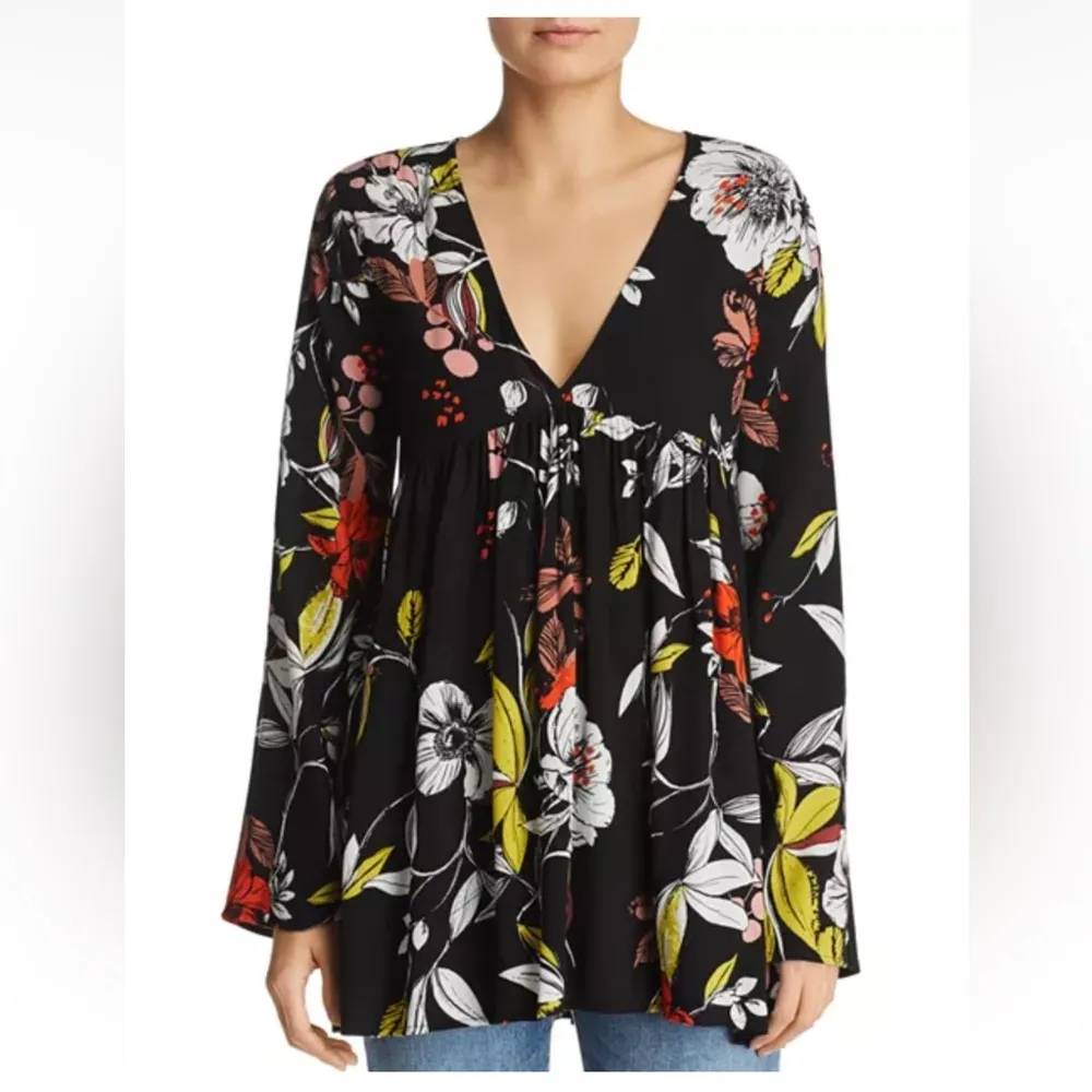 FREE PEOPLE Bella Floral Print Tunic/Dress - Image 2