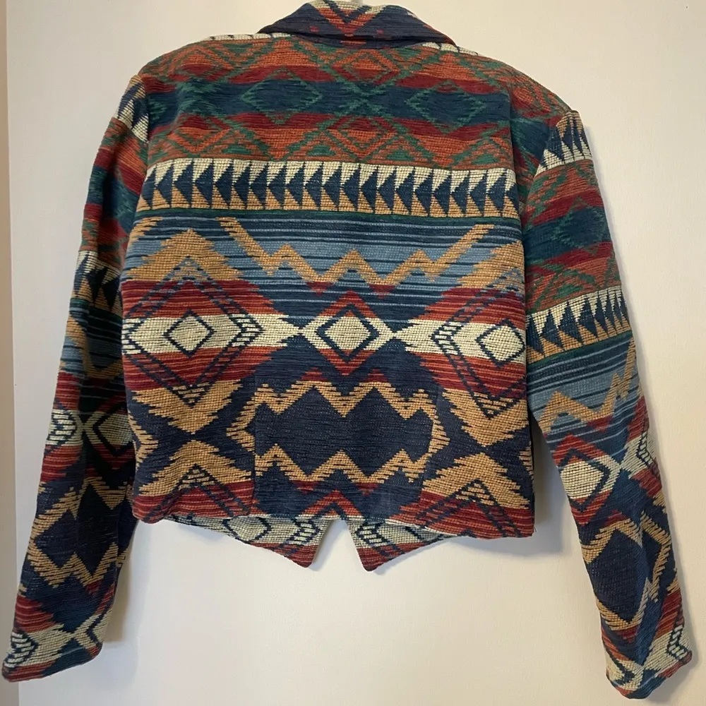 Vintage Western Silverado Blazer Blue - Image 8