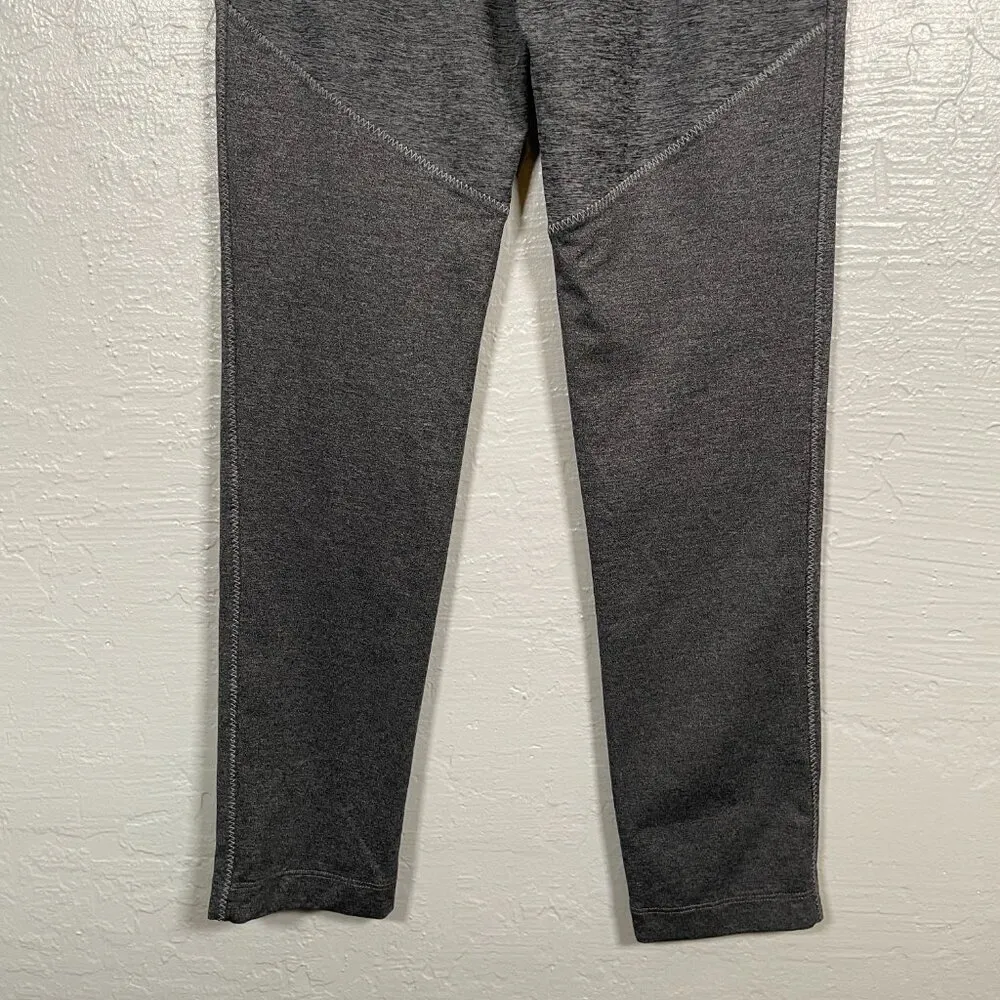 Women M Dark Gray Cloudknit Leggings Base Layer Stretch Athletic - Image 6