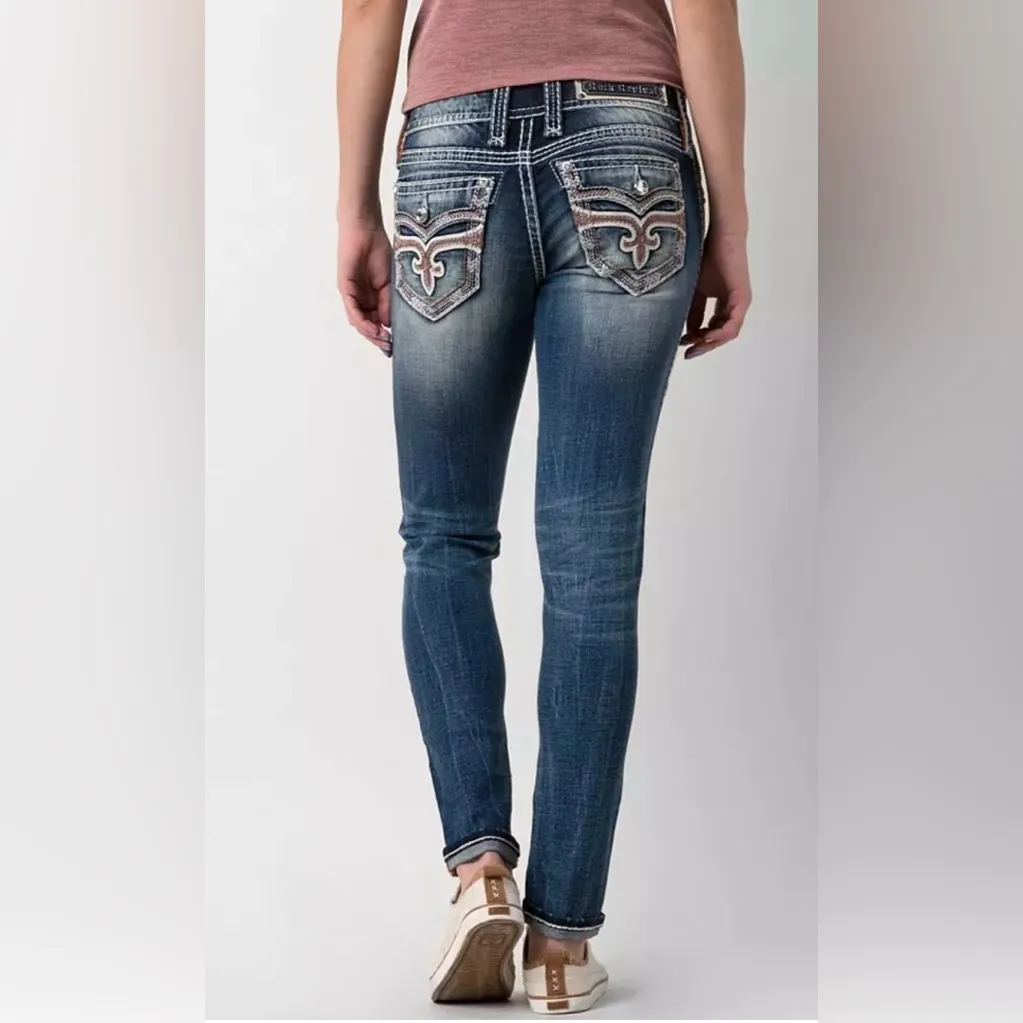 Rock Revival Dianeya Ankle Skinny Jeans, Women’s size 28 - Image 3