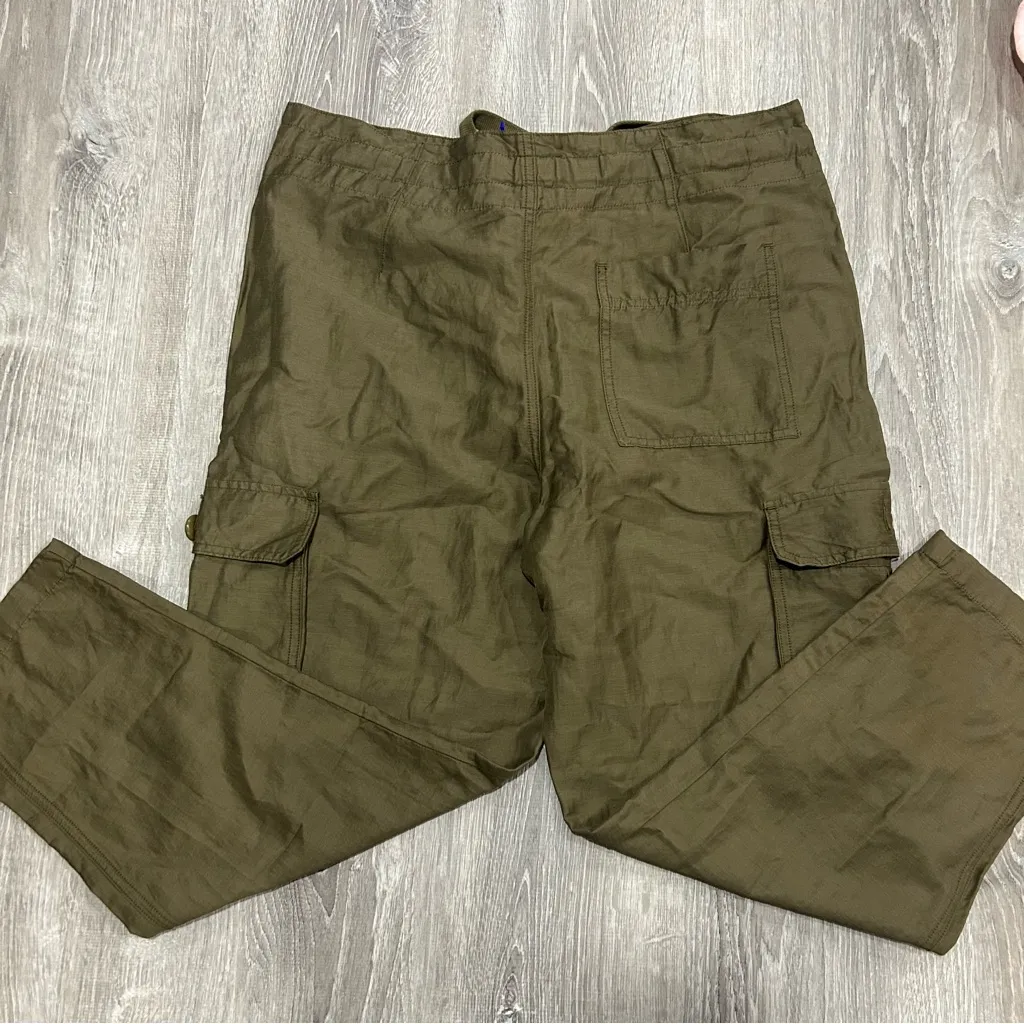 NWT Vince Utility Olive Green Baggy Cargo Pants Size L - Image 6