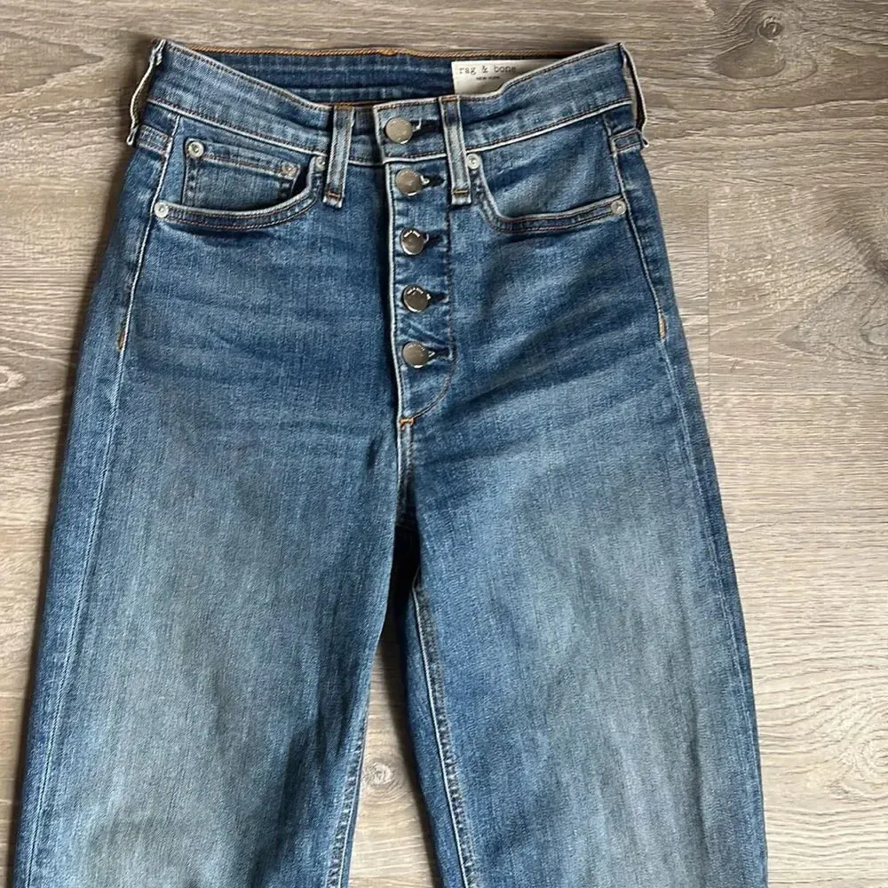 rag and bone jane super high rise cigarette jeans - Image 5
