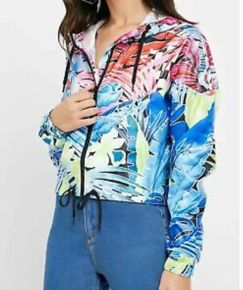 Nike Sportswear Windrunner Cropped Icon Clash Woven Full Zip Track Jacket - Image 2