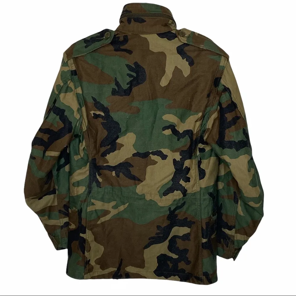 Vintage: Golden Mfg ☮︎︎ Military M65 Field Jacket ☮︎︎ Camoflague Original Issue Size XS - Image 8