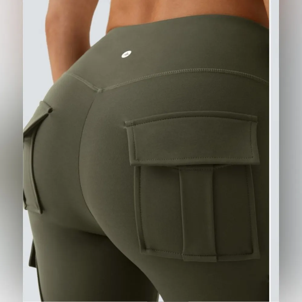 NWT Halara High Waisted Cargo Pocket Skinny Yoga Leggings Size XS - Image 6