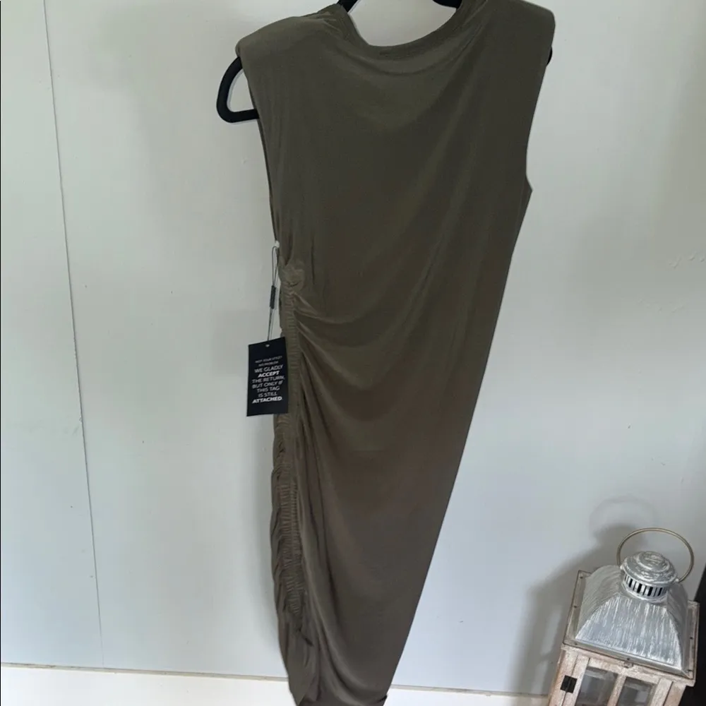 NWT WHBM CS MJ Cap Sleeve Ruched Side Dress - Image 5