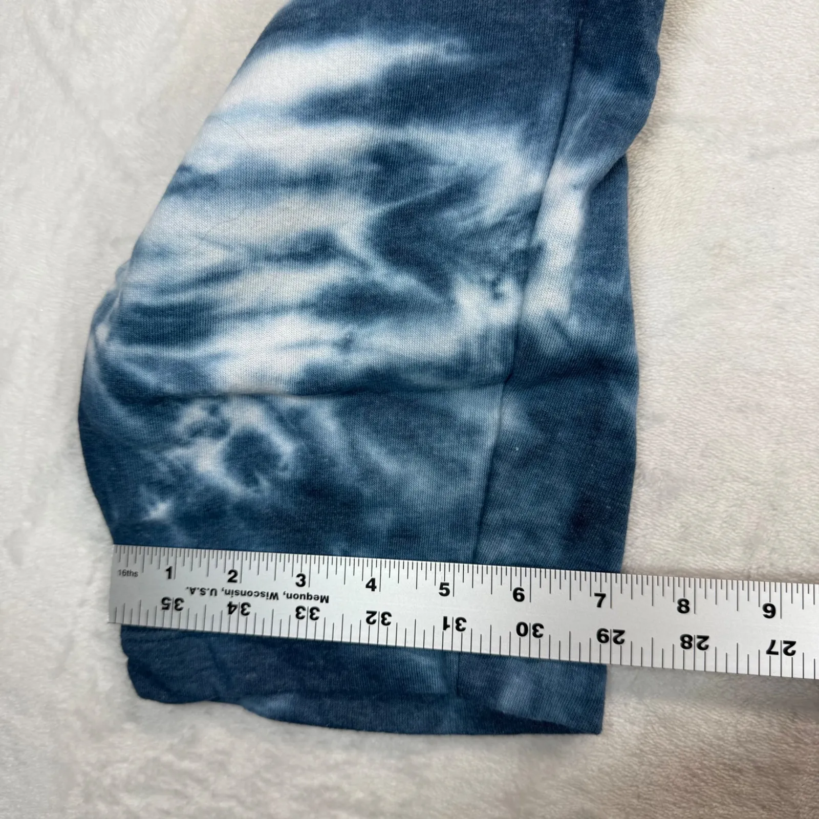 LIVI Tie Dye Lounge Pants Comfy Casual Sweatpants Blue White Women's Size 14/16 - Image 5