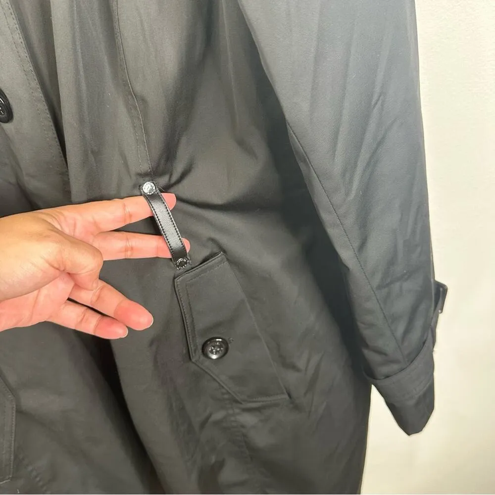 MICHAEL Michael Kors Size 2X Black Button Front Jacket Coat - Image 6