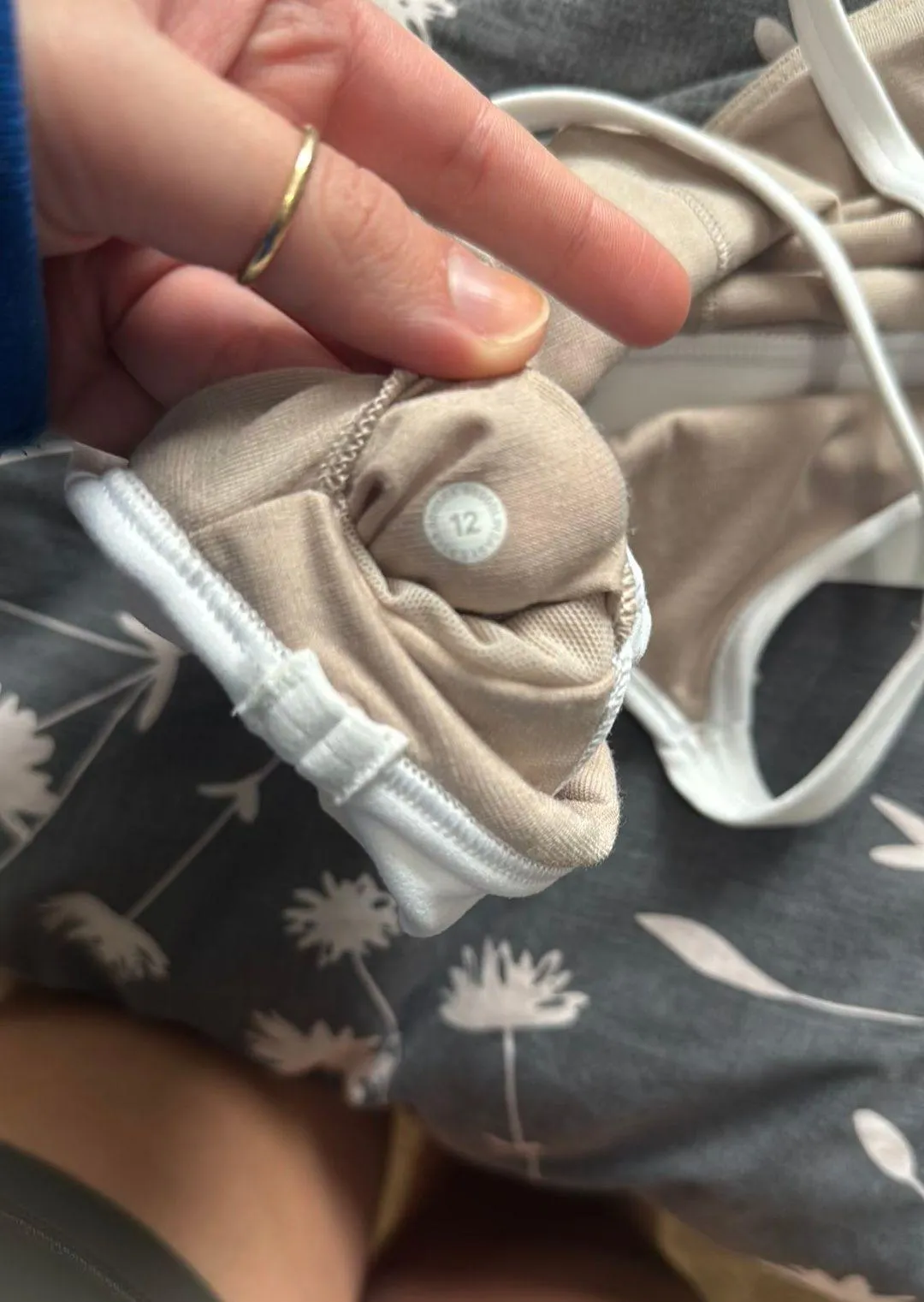 Lululemon Flow-Y White Sports Bra - Image 3