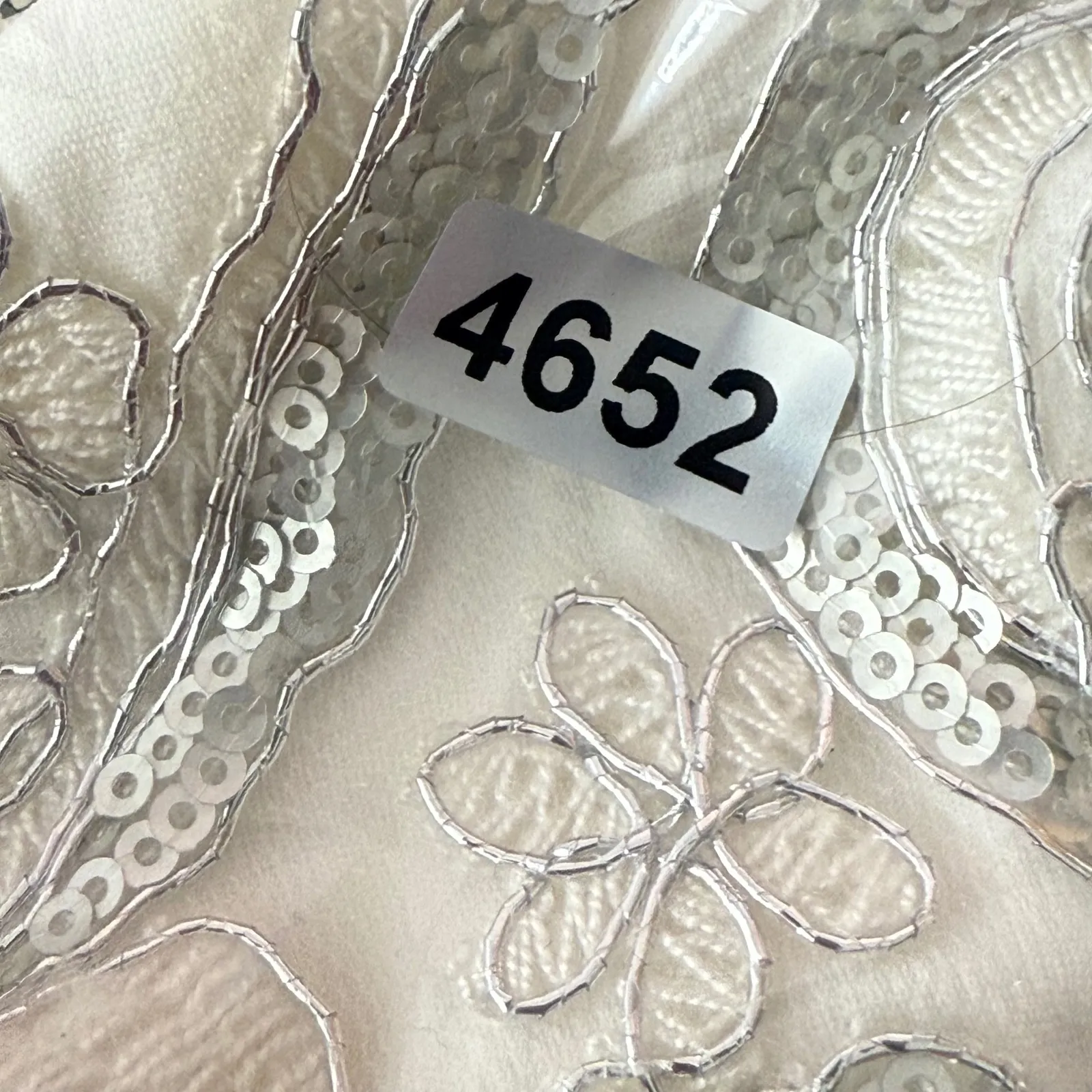 Tadashi‎ Shoji Dress Gown Size 2 Silver Sequin One Shoulder Formal - Image 12