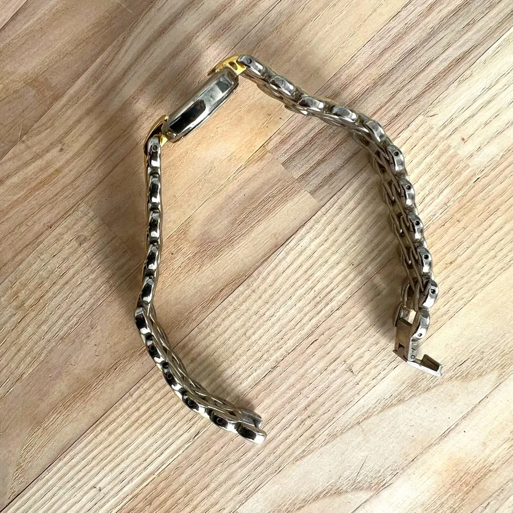 Caravelle by Bulova Ladies Watch Vintage Two-Tone Weave Bracelet Gold-Tone Dial - Image 9