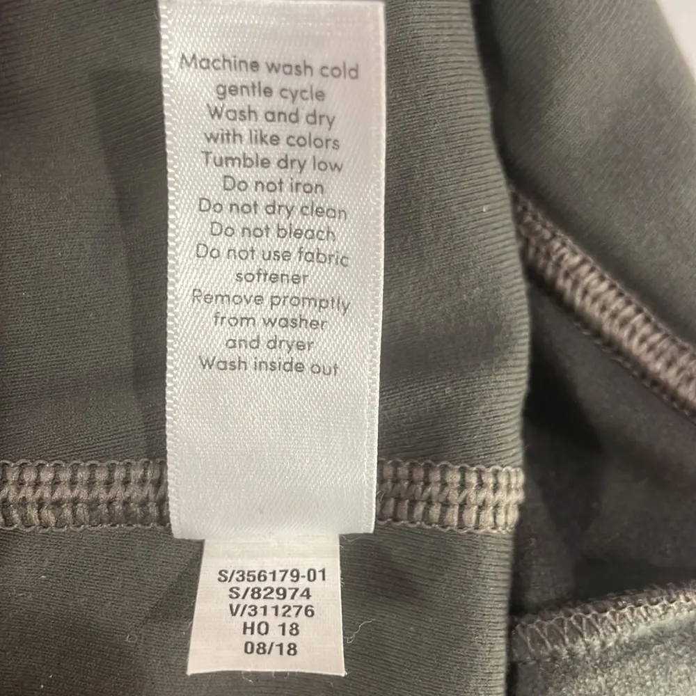 Matte metallic all that gleams faux vegan leather high waisted wide band legging - Image 7