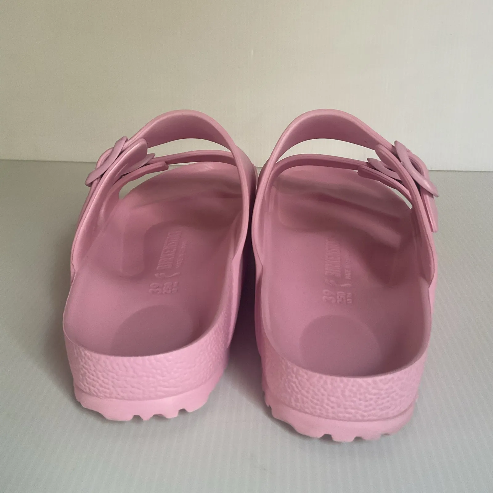 Birkenstock EVA Pink Two Strap Sandals Waterproof Comfort Unisex 39 - Image 6