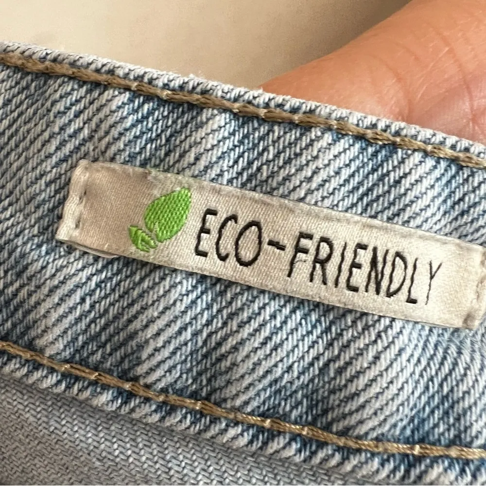 Simple Society Distressed Eco Friendly High Rise Mom Jeans - Image 12