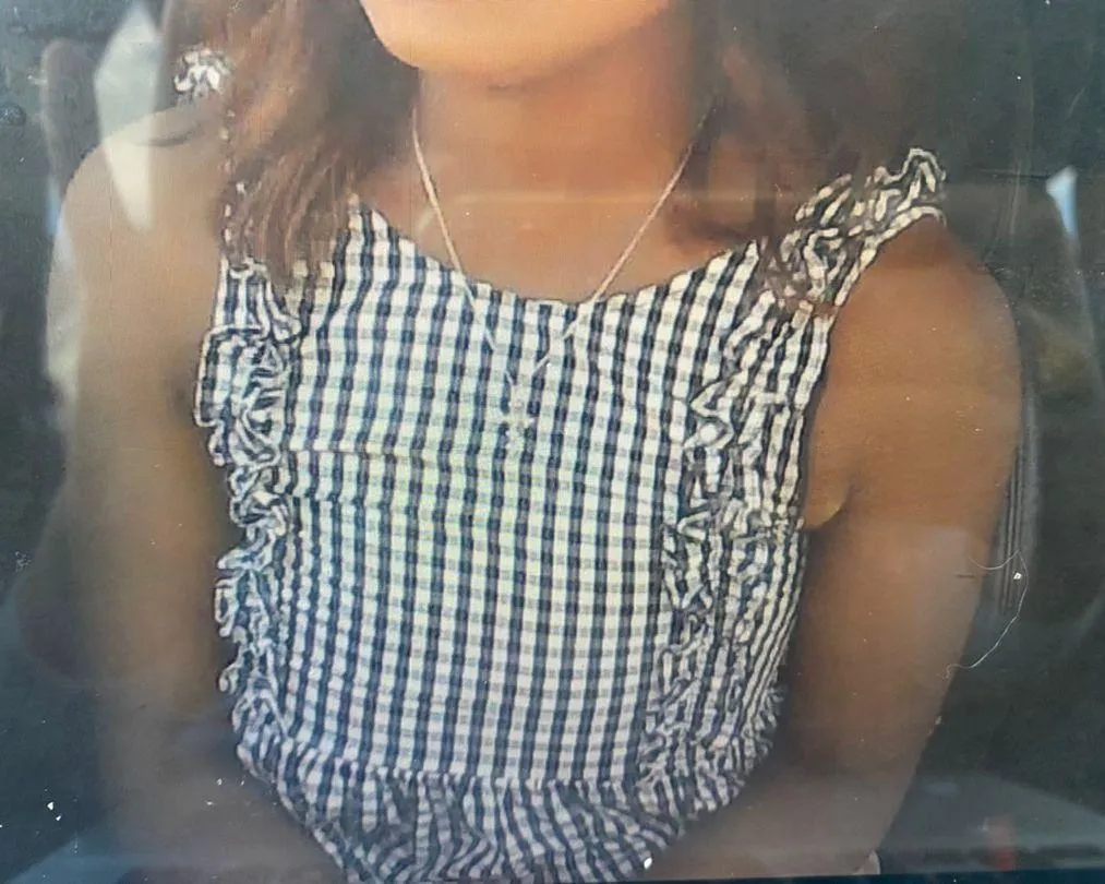 ZARA Checkered Print Top - Image 4