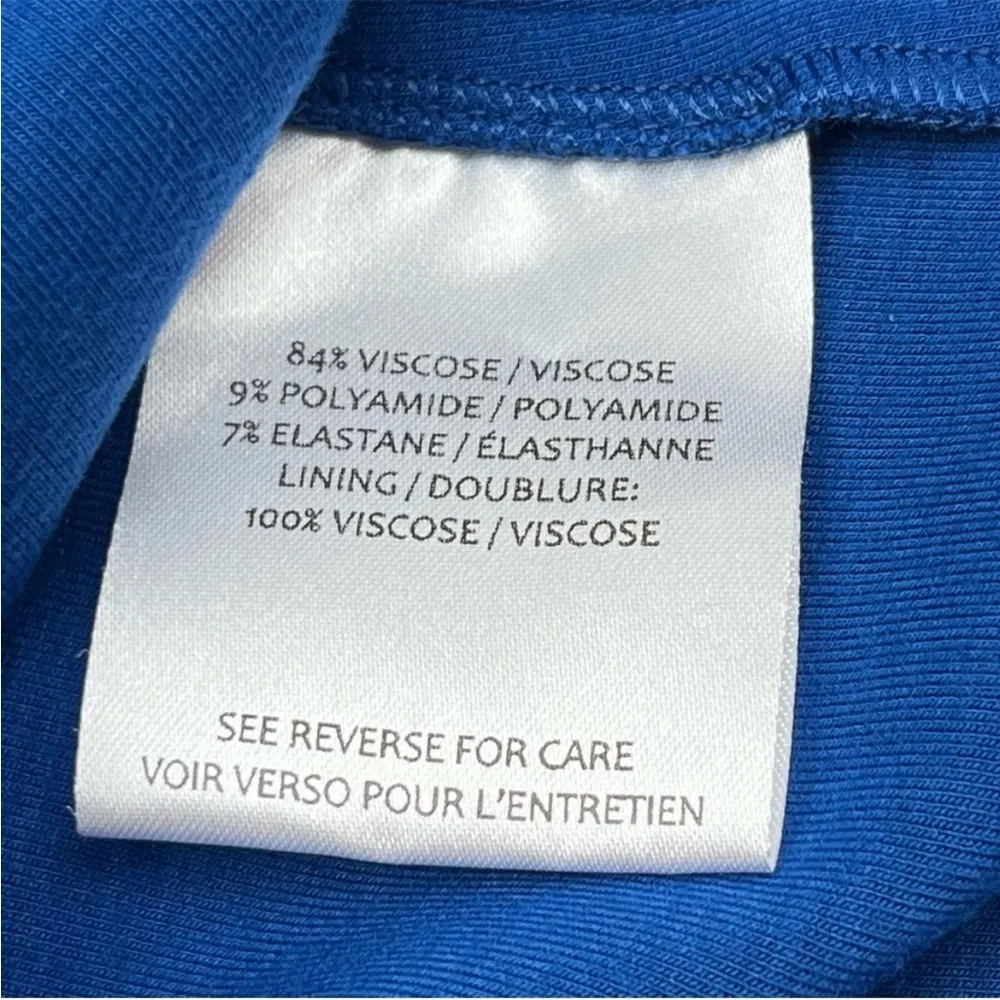 Judith & Charles Aria Sleeveless Zip Top Cobalt Blue Women Size 2 NEW *TINY FLAW - Image 6