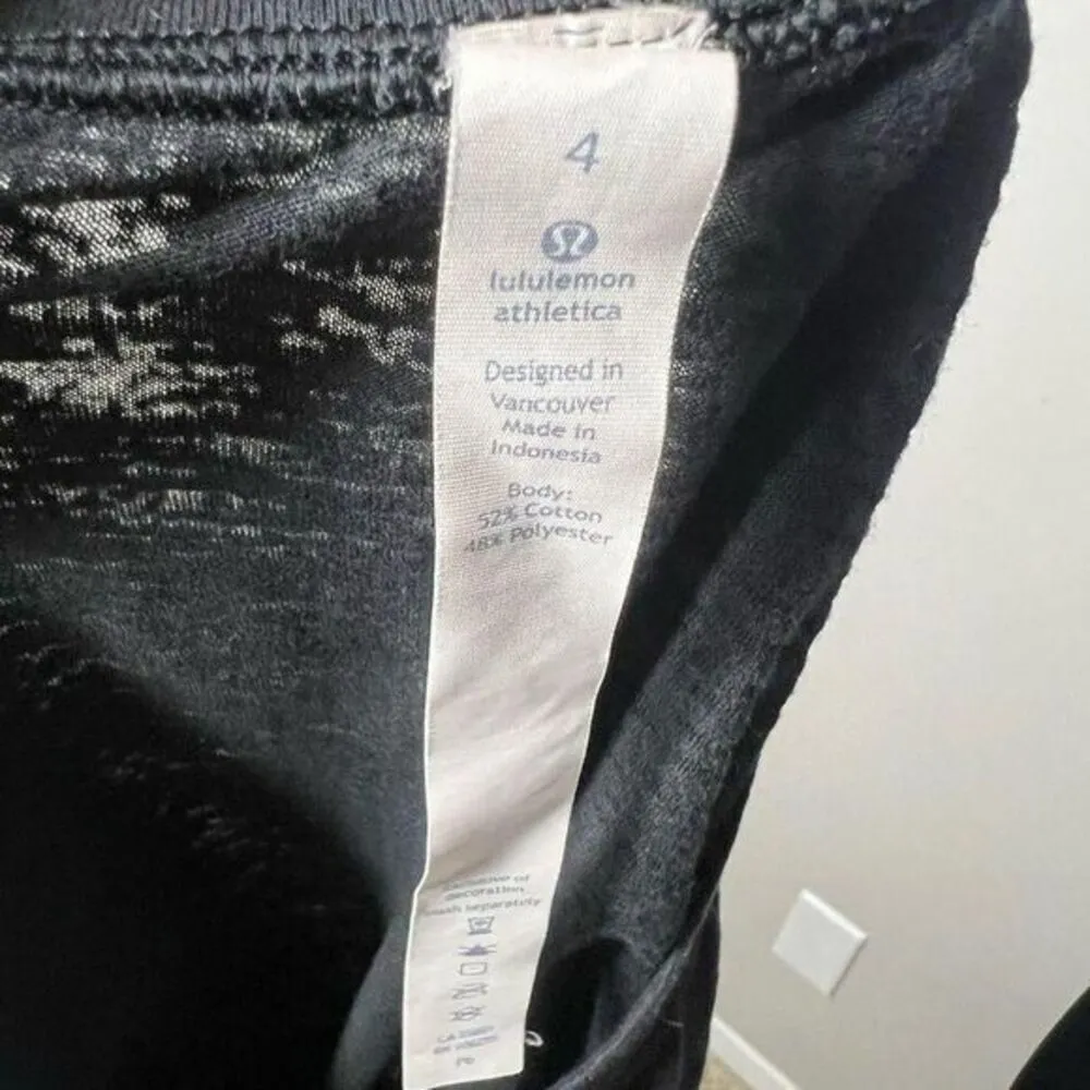 Lululemon cates‎ tee Black Size 4 - Image 8