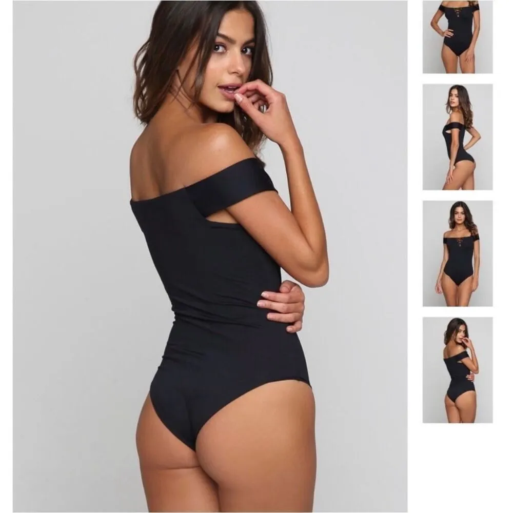 ✨Frankie's Bikinis Brooklyn One Piece Black Sz Large Bikini✨ - Image 5