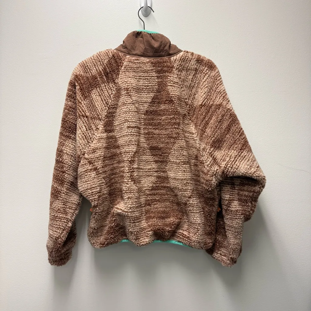 Free People Hit The Slopes Printed Pullover, Brown & Orange | Size Small - Image 8