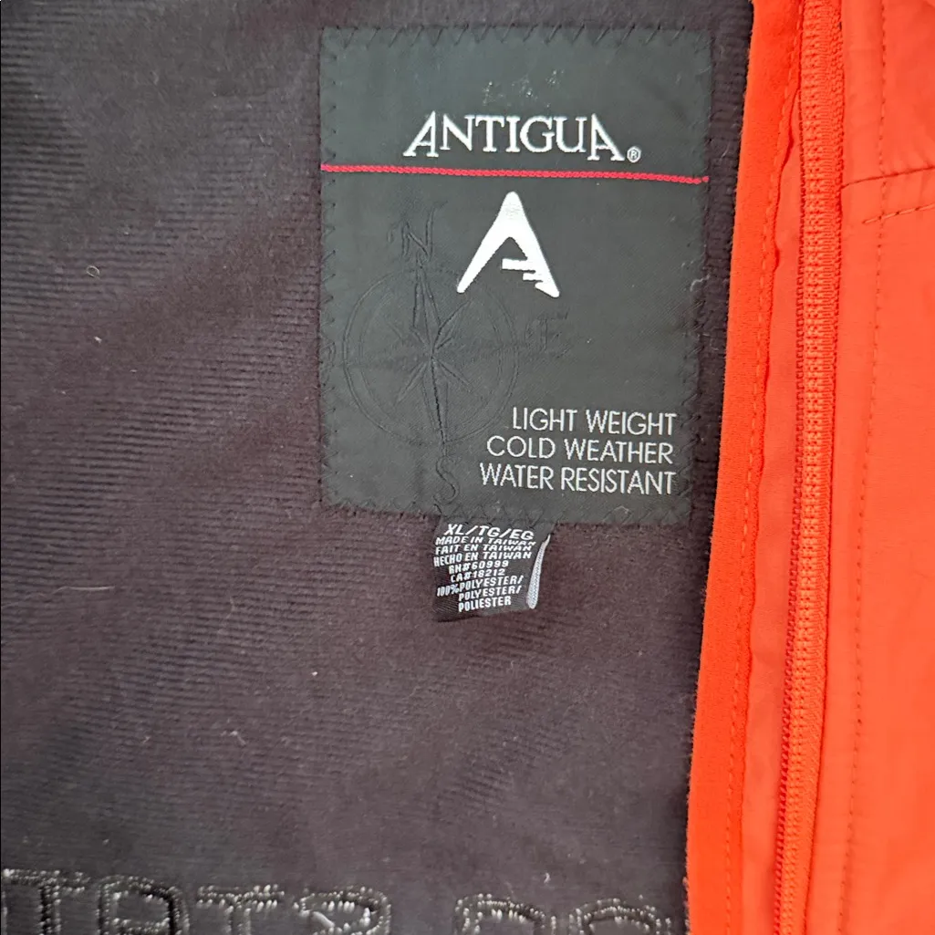 Antigua Lightweight Water-Resistant Jacket in Orange Oregon state xl - Image 3