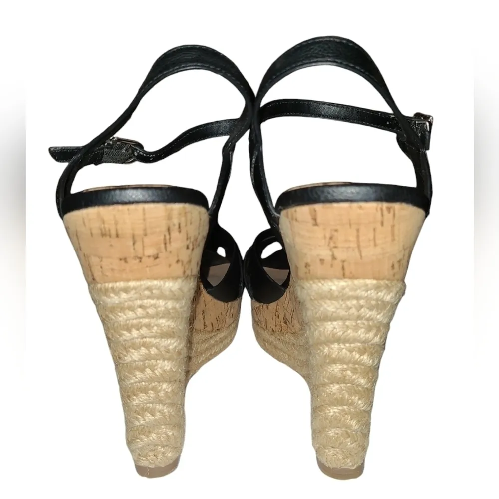 Charles by Charles David Black Wedge Sandal - Image 3