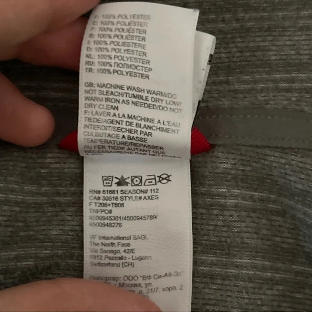 North Face Hooded Zip-Up Lightweight Sweater ThermalPro Hoodie large - Image 7