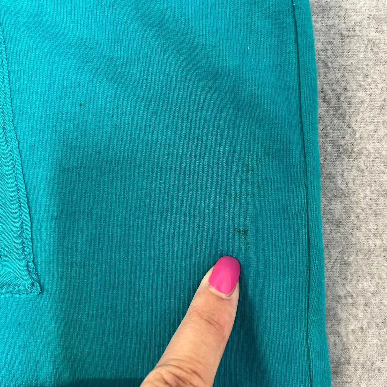 Johnny Was Embroidered T-Shirt Maxi Dress Turquoise Tribal M Boho Folk Indie - Image 10